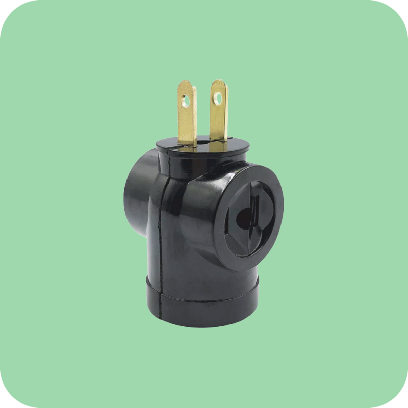 Socket con clavija y toma corriente