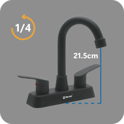 Mezcladora para fregadero 8”
